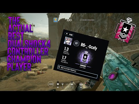 THE ACTUAL BEST DUALSHOCK4 CONTROLLER CHAMPION PLAYER - Rainbow Six Siege: Console (PS4) Ranked