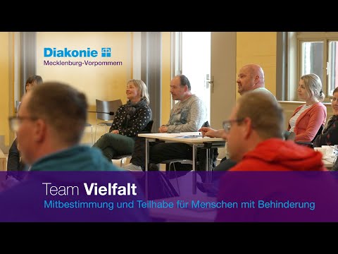 Team Vielfalt - Mitbestimmung von Menschen mit Behinderung bei der Diakonie Mecklenburg-Vorpommern