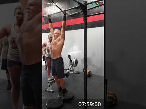 John Crowe 2020 CrossFit open Event 20.5 Master's 55-59 2nd attempt