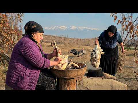 Relaxing Village and Caucasian Country Life