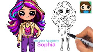How to Draw Sophia | Unicorn Academy