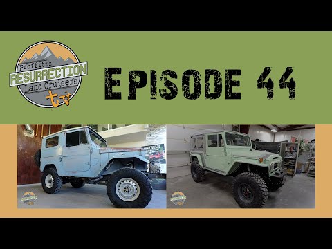 The Blue Bomber! Coil suspended, diesel powered, totally restored patina FJ40 Land Cruiser resto-mod