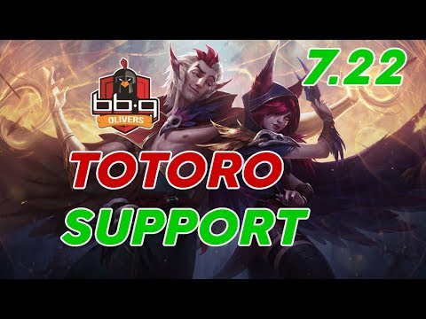 bbq OLIVERS Totoro Rakan Support Patch 7.22 Pro Replay