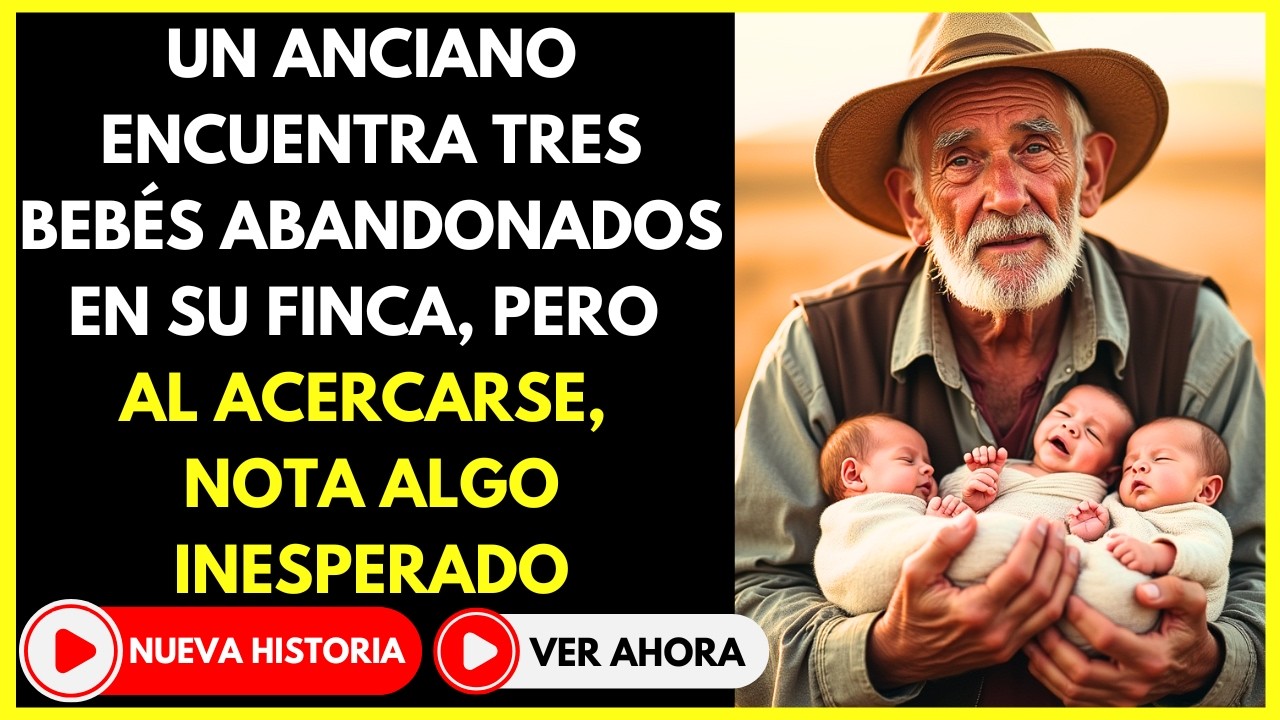 GRANJERO POBRE ENCUENTRA 3 BEBÉS EN SU FINCA PERO UN DETALLE ESCONDIDO REVELA UN SECRETO IMPACTANTE