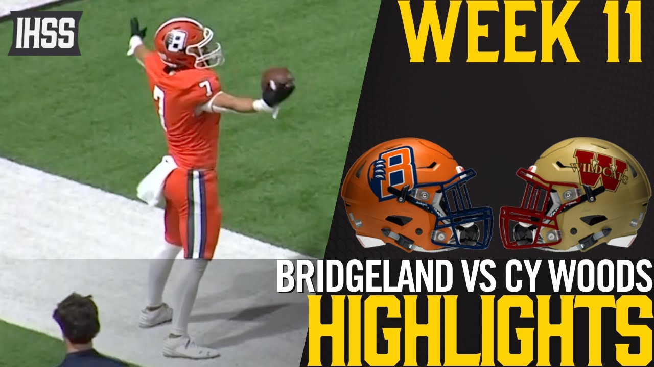 Thrilling Bridgeland vs Cy Woods High School Football Showdown | Full Game Highlights