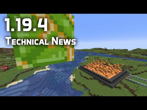 Technical News in Minecraft 1.19.4 - Displays, Interactions, So Many Command News!