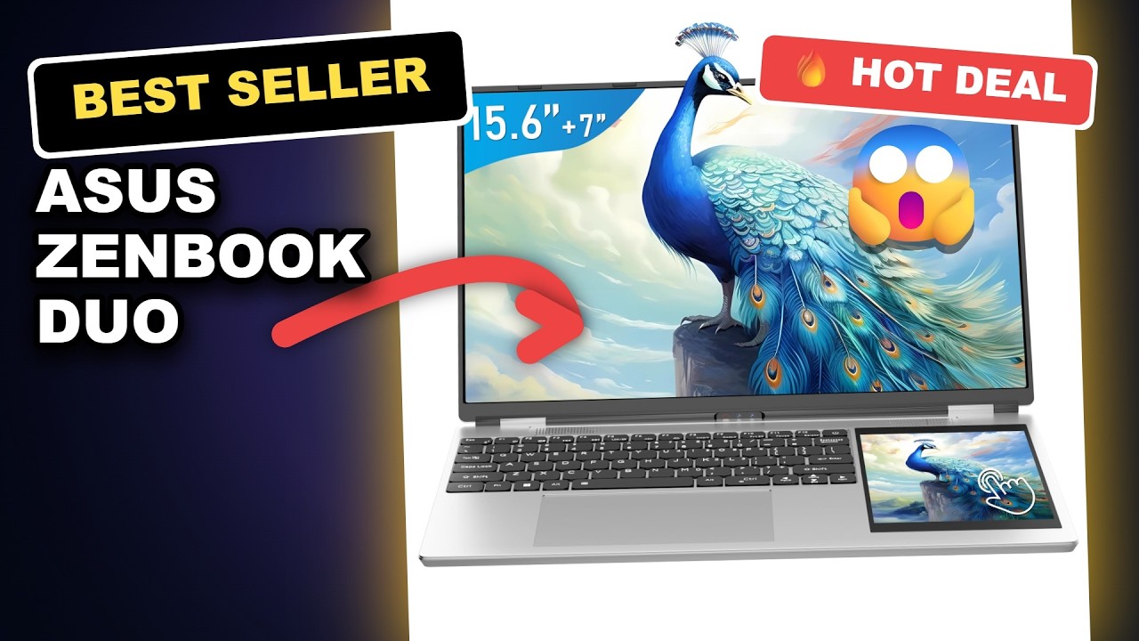 ASUS ZenBook Duo UX481 Honest Review: Innovative ScreenPad Plus Makes Multitasking Easy review video