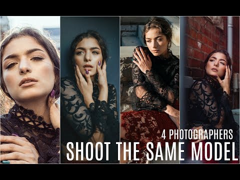 4 VIRIGINA PHOTOGRAPHERS SHOOT SAME MODEL