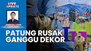 H-1 HUT ke-79 RI, Dekorasi Kemerdekaan Masih Ada Patung Tanpa Kepala di Lapangan Merdeka Ambon
