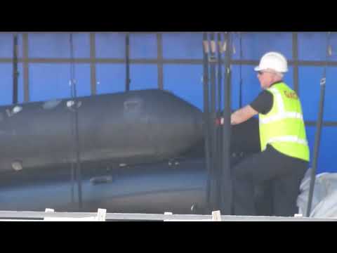 Dinghies sent back to France by the UK Home Office