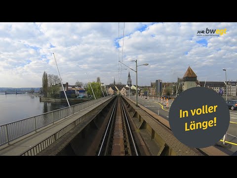 Führerstandsmitfahrt von Hegne nach Konstanz mit bwegt