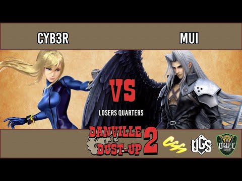 Danville Dust-Up 2  -  Losers Quarters  -  Cyb3r(Zero Suit samus) Vs. Mui(Sephiroth)