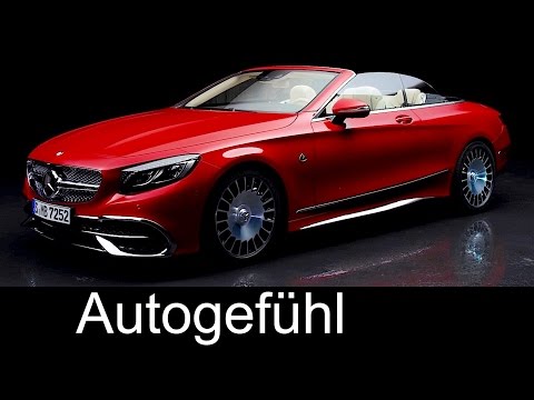 Mercedes-Maybach S650 Cabriolet World Premiere Exterior/Interior preview - Autogefühl