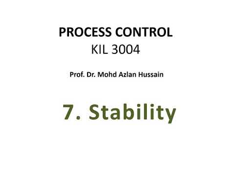 Stability (Part 2) - Process Control KIL3004