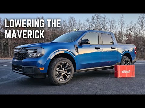 Lowering The Ford Maverick AWD - LOOKS SO GOOD!