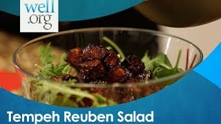 Simple Tempeh Reuben Salad with Summer Bock and Robyn Youkilis
