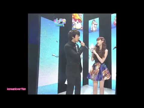 121209 IU&YONGHWA CUTE MOMENTS!