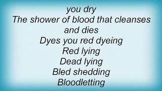King Missile - Bloodletting Lyrics