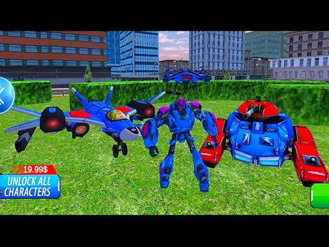 Multi Robot Transform Game 2021: Jet Tank Car Robot Transformation #3 - Android Gameplay