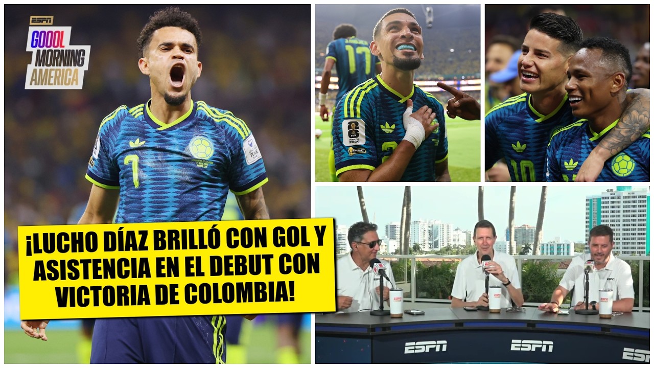 COLOMBIA ganó y sufrió en su debut pero dejó claro que Luis Díaz hará la diferencia | Goool Morning
