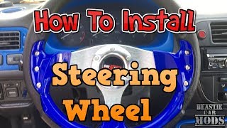 96 - 00 Honda Civic - How To Install Steering Wheel