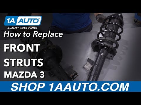 How to Replace Front Struts 04-13 Mazda 3