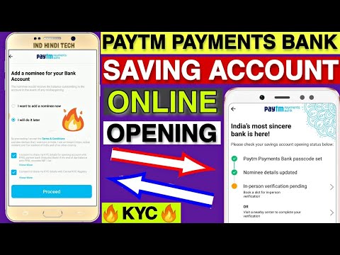 Paytm Payments Bank account opening process Online in Hindi || Paytm Wallet ka KYC kaise kare 2019🔥