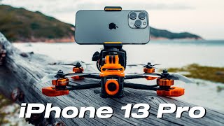IPhone 13 Pro 航拍機改造實測！｜iPhone 13 Pro 13 pro max FPV 空拍機 ｜航拍 無人機 中字