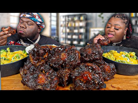 MY HUSBAND MADE BBQ OXTAILS FOR THE FIRST TIME (WOW!!)