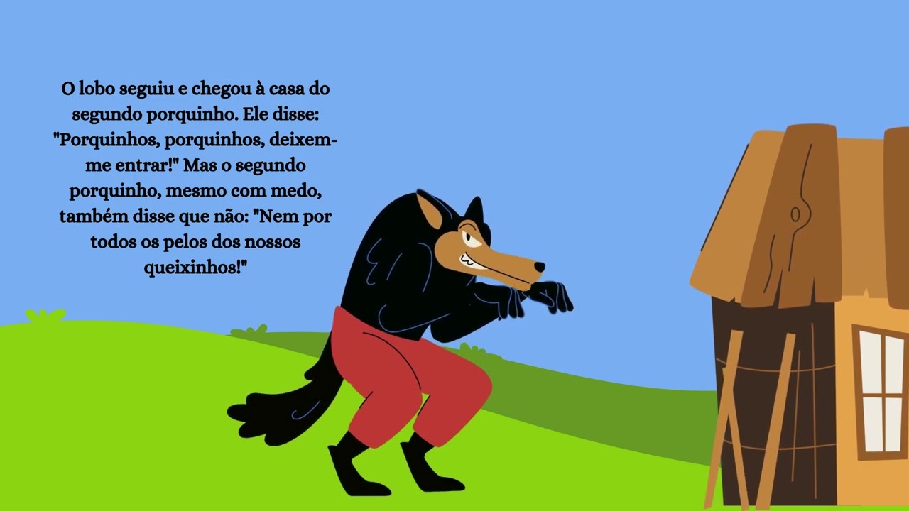 Os três porquinhos #lerparacrianca #leiturainfantiloficial #históriasinfantis