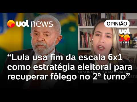 Lula usa fim da escala 6×1 como estratégia eleitoral para recuperar fôlego no 2º turno | Janaína