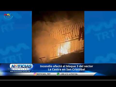 Incendio en Apartamento de la Castra - San Cristóbal