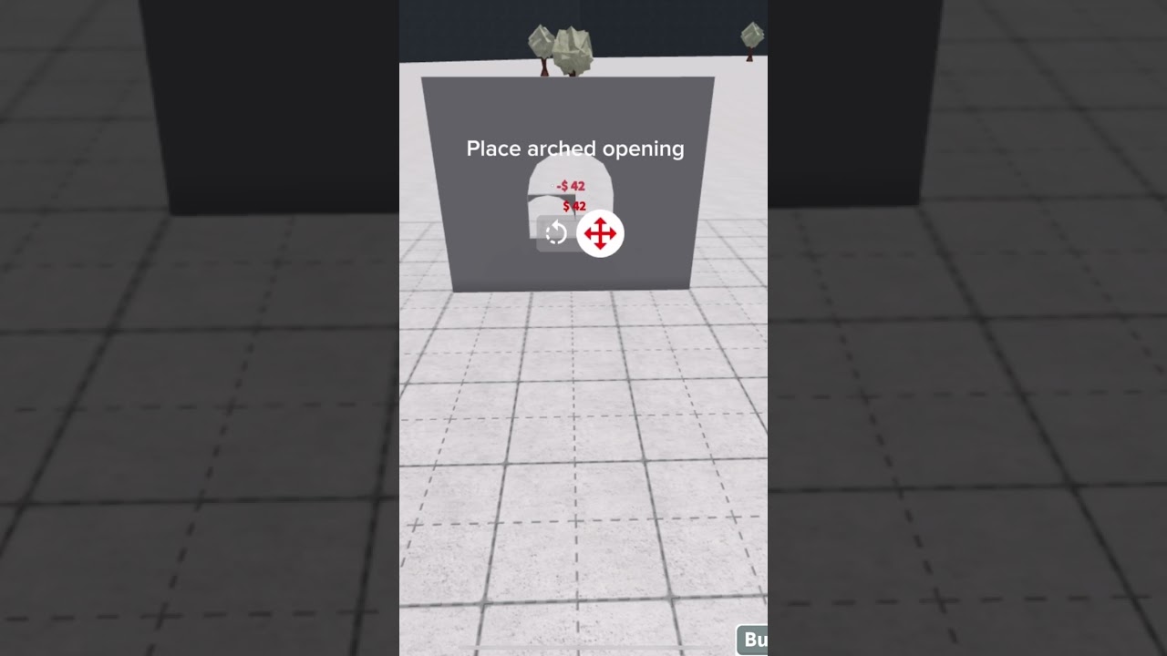 Bloxburg arched doorway build hack #bloxburg #bloxburgbuilds #buildhacks #bloxburgroblox #roblox