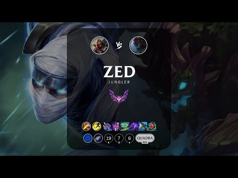 Zed Jungle vs Maokai - EUW Master Patch 13.16