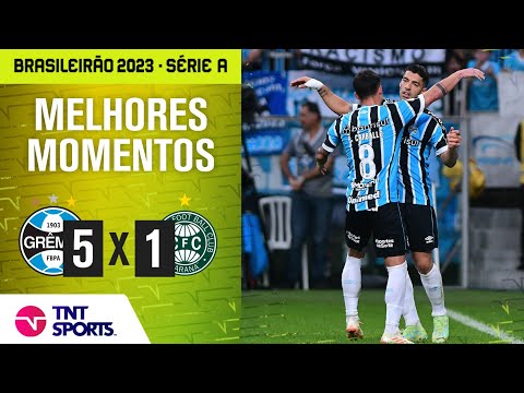 SUÁREZ CRAVA E GRÊMIO GOLEIA COM DIREITO A GOLAÇO DE LETRA! GRÊMIO 5 X 1 CORITIBA | BRASILEIRÃO