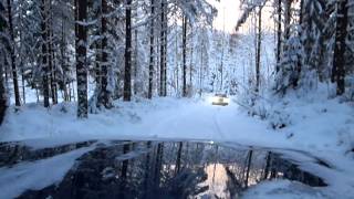 preview picture of video 'Birch mountain Falun off road with Dacia Duster and Volvo XC90'