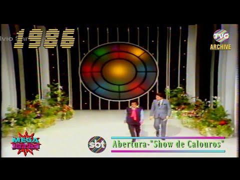 TVC   sbt Programa Silvio Santos  - abertura do Show de Calouros   1986