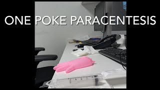 The One Poke Paracentesis - Save Time Equipment &a
