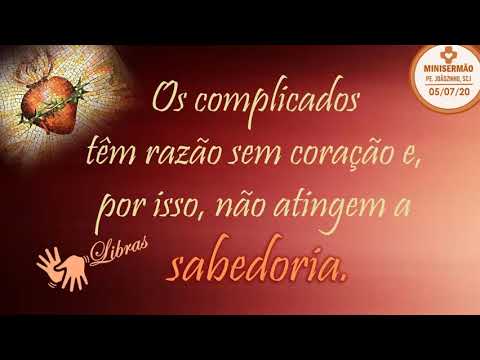 Reflexão do Evangelho do dia em Libras (#Minisermao do padre Joãozinho) 05/07/2020