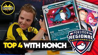 I GOT TOP 4 WITH MY TEAM ROCKET'S HONCHKROW DECK 🐦‍⬛