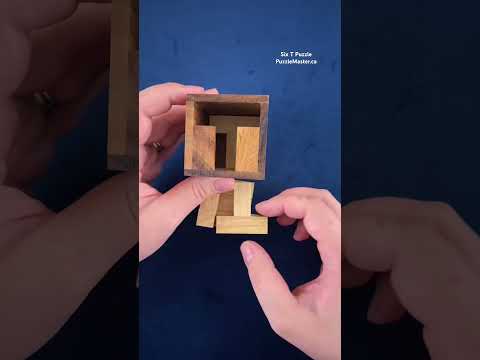 Pack the 6 T pieces through the T shape #shorts