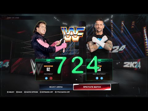 CM PUNK VS BRUTUS BEEFCAKE ON PS5 PRO