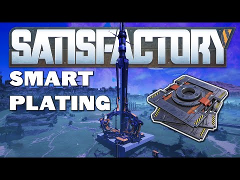 EASY Smart Plating Factory | Satisfactory 1.0 Guided Playthrough Ep. 4
