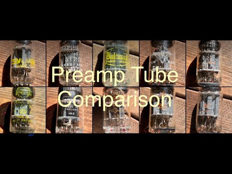 12 Guitar Preamp TUBES Comparison #GE #Raytheon #Mullard #Telefunken #tung-sol #Brimar #Sylvania
