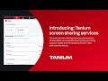 Tanium Demo: Introducing Tanium screen sharing services powered by ScreenMeet