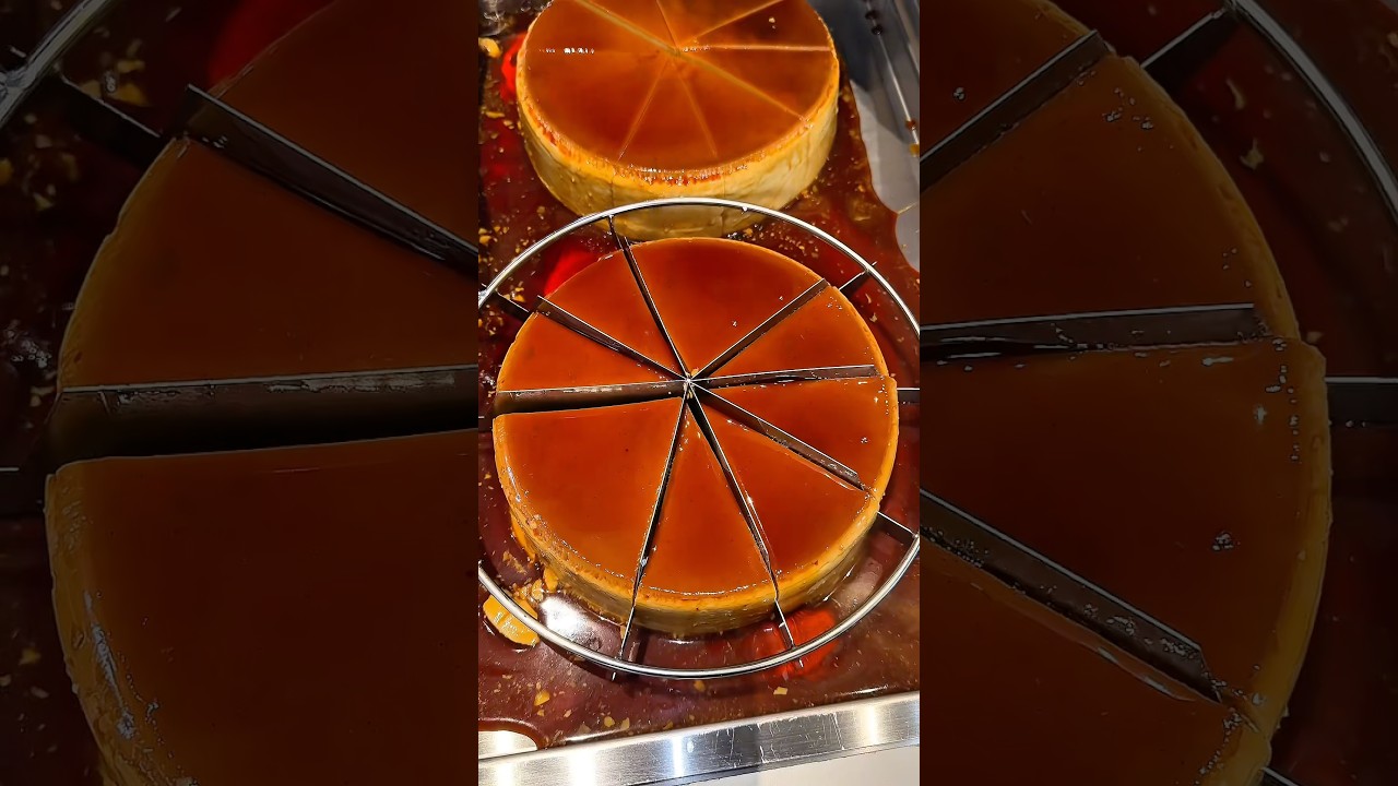 Perfect Brûlée Japanese flan🍮 #japanesefood #dessert #大好物は高カロリー