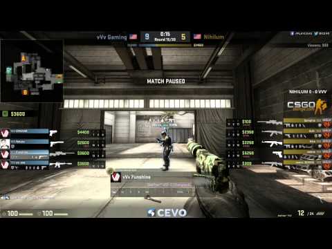 vVv Gaming vs Nihilum Game 1 (CEVO-P CS:GO Season 7) - Misled & Dust