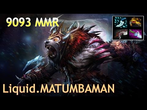 Dota 2 - MATUMBAMAN- 9093MMR TOP 1 MMR com Ursa - The international 2016 OG x Liquid