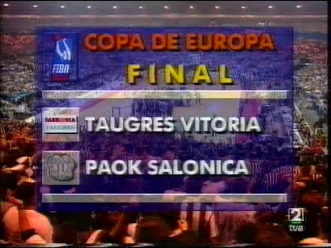 Copa Europa (Antigua Recopa) 1995/1996 - TAU Vitoria - PAOK Salónica