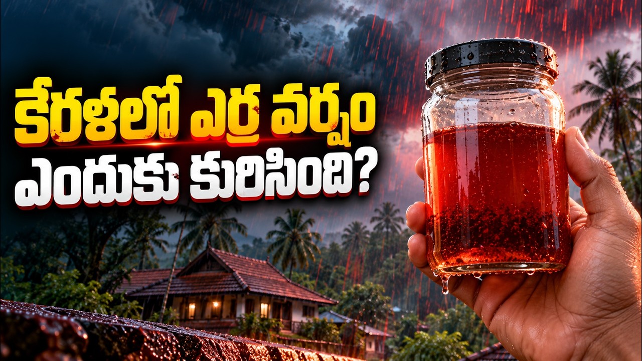 కేరళలో ఎర్ర వర్షం ఎందుకు కురిసింది? | Kerala Red Rain Mystery Telugu